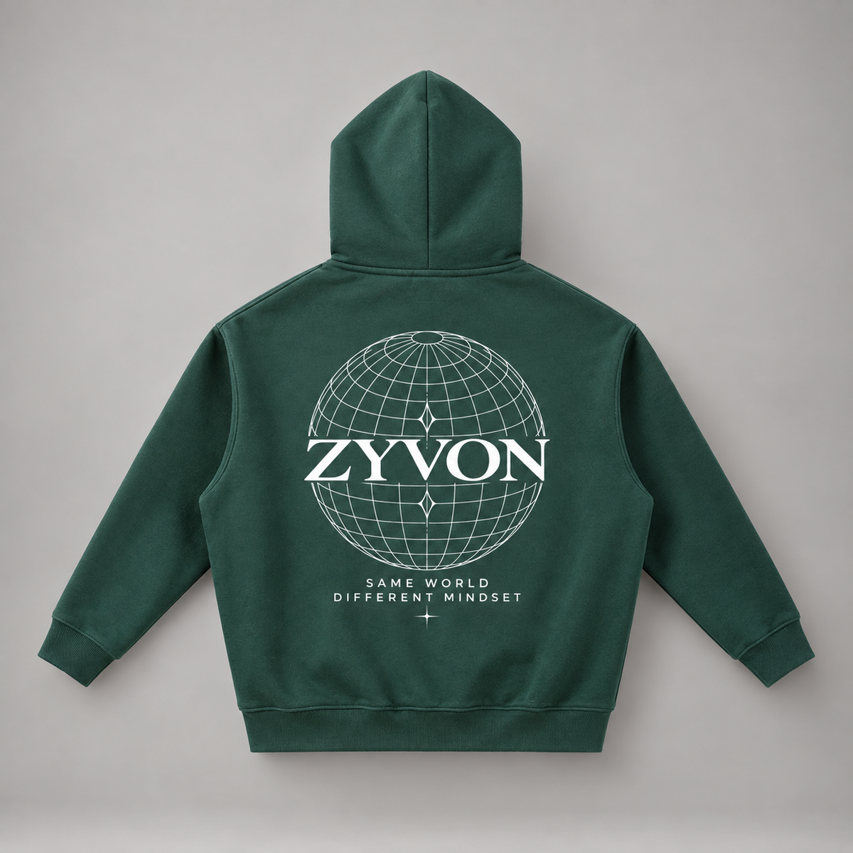 ZYVON Worldview Zip-Up | Oversized Zip Hoodie