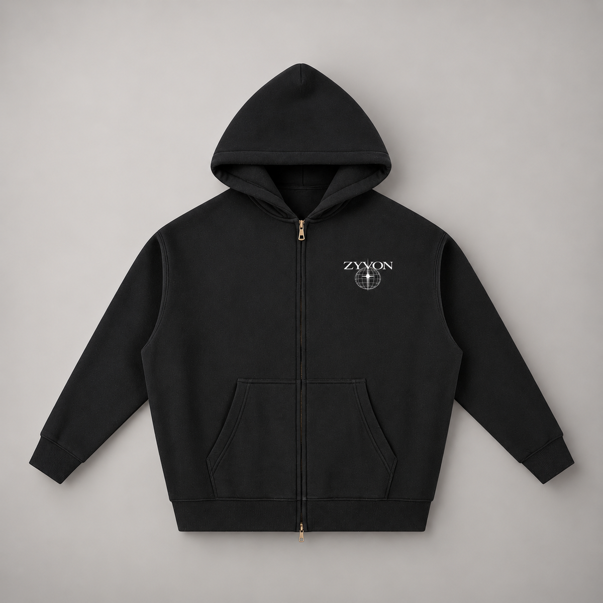 ZYVON Worldview Zip-Up | Oversized Zip Hoodie