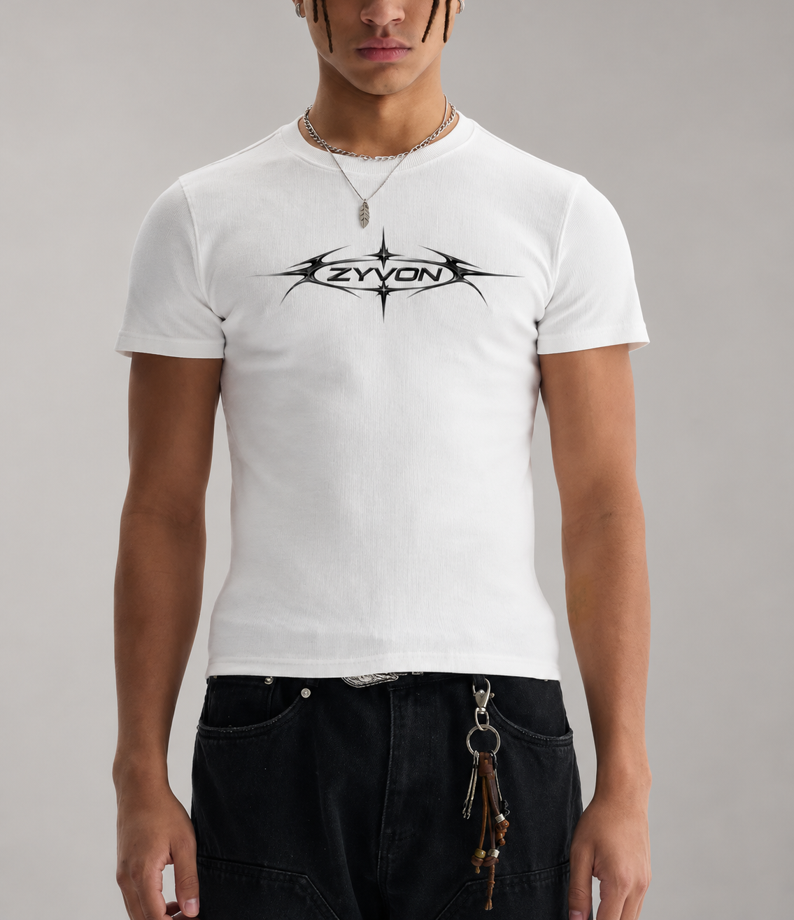 ZYVON Void Spike Tee | Y2K Streetwear T-Shirt